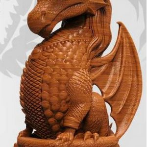 Dame échecs dragon diamètre 40mm