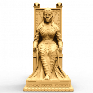 Reine échecs momie-pharaon diamètre 28mm