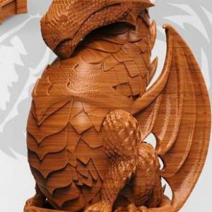 Roi échecs dragon diamètre 28mm