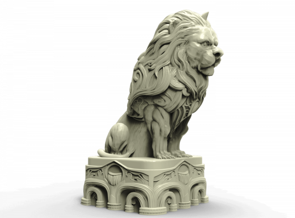 Roi échecs animaux fantaisie diamètre 40mm – Image 4
