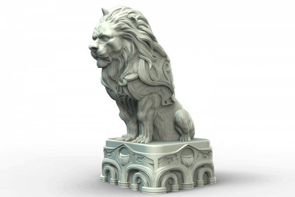 Roi échecs animaux fantaisie diamètre 40mm – Image 7
