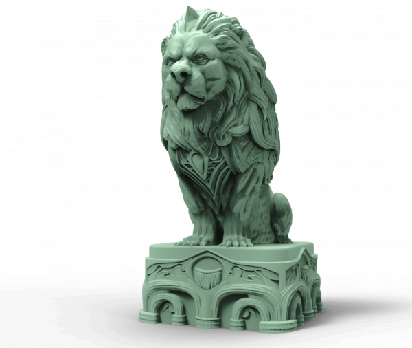 Roi échecs animaux fantaisie diamètre 40mm – Image 2