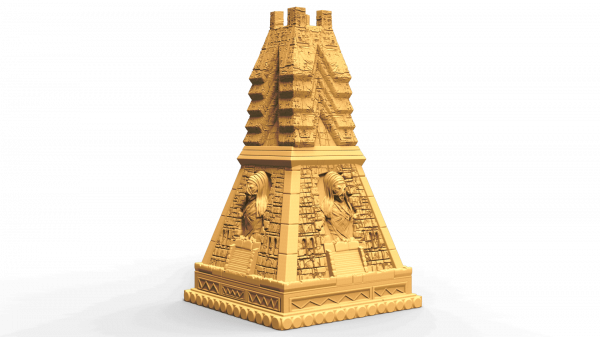Tour échecs momie-pharaon diamètre 28mm – Image 4