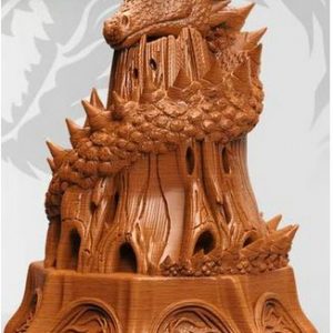 Tour échecs dragon diamètre 40mm