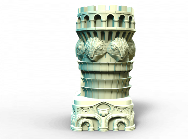Tour échecs animaux fantaisie diamètre 40mm – Image 4