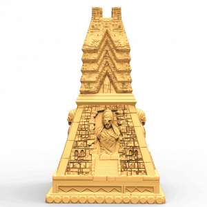 Tour échecs momie-pharaon diamètre 28mm