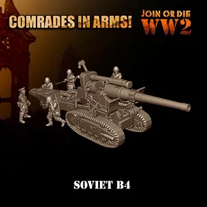 Howitzer B4 203mm Soviétique