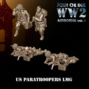 LMG Parachutistes Américains