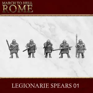 Légionnaires avec lance Rome Impériale