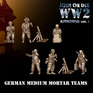 Mortiers moyens Parachutistes Allemands