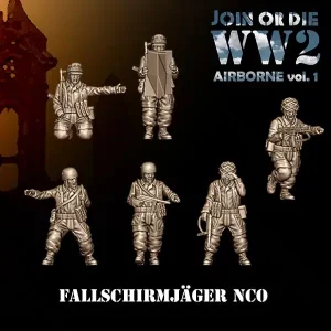 NCO Sous Officiers Parachutistes Allemands