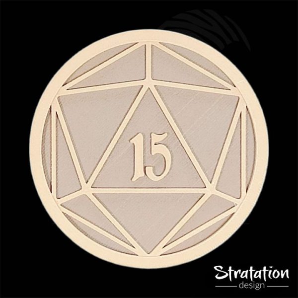 Dessous de Verre : Chiffre 15