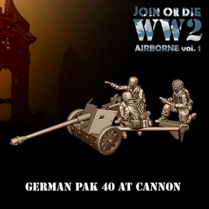 Canon Pack 40 Parachutistes Allemands