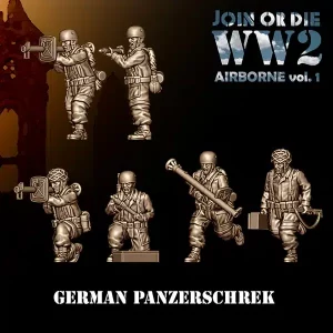 Panzerschrek Parachutistes Allemands