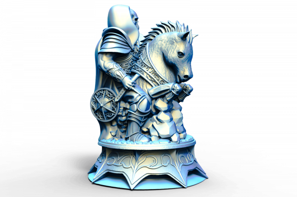 Cavalier échecs squelette diamètre 28mm – Image 2