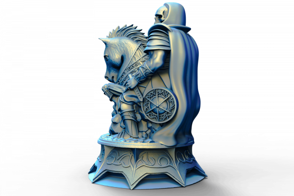 Cavalier échecs squelette diamètre 28mm – Image 3