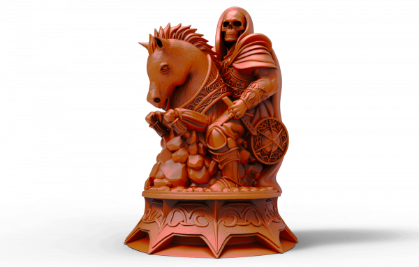 Cavalier échecs squelette diamètre 28mm – Image 4