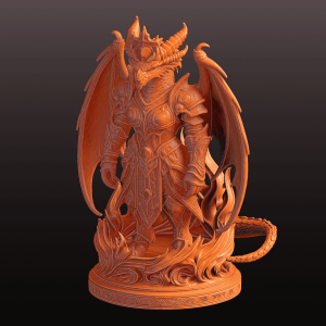 Dame échecs draconien diamètre 20mm