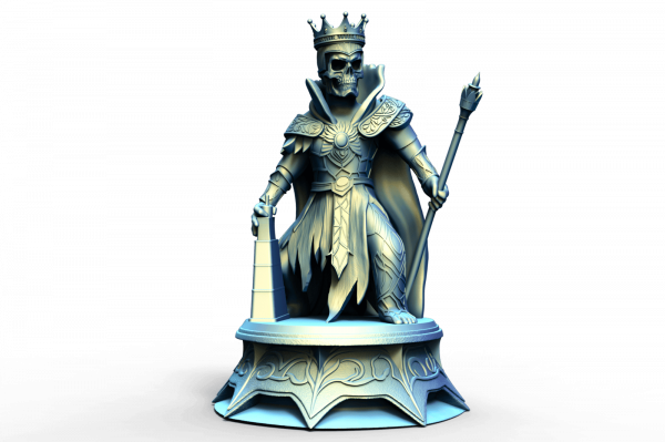 Roi échecs squelette diamètre 28mm