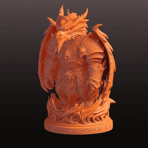Roi échecs draconien diamètre 20mm