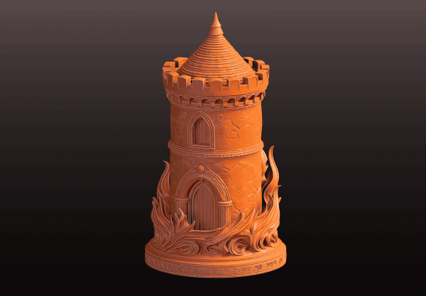 Tour échecs draconien diamètre 44mm