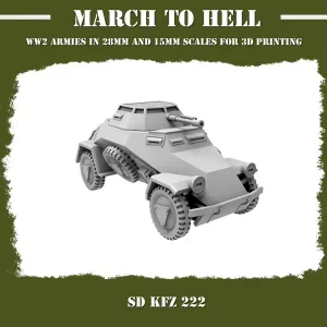 Sdkfz 222 Allemand