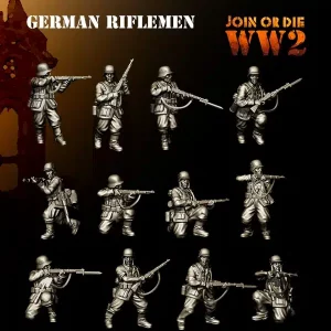 Soldats avec fusil Allemands