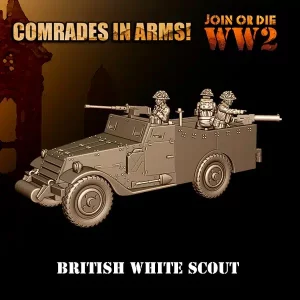 M3A1 White Scout Britannique