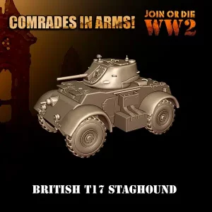 T17 Staghound Britannique