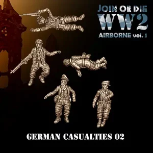 Victimes 2 Parachutistes Allemands
