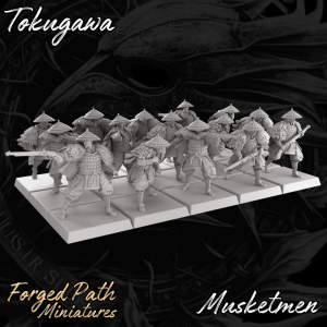 Pack de Soldats Samouraïs avec mousquets - Ashigaru