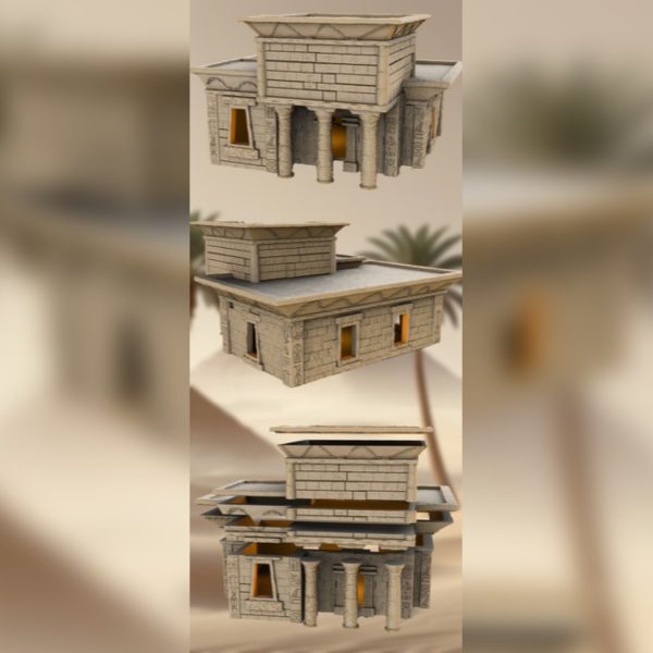 Bâtiment 3 Egypte ancienne