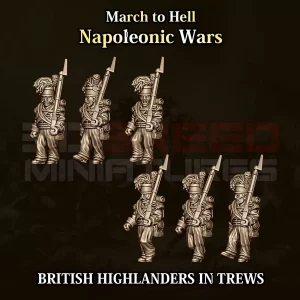Highlanders en pantalon Britannique