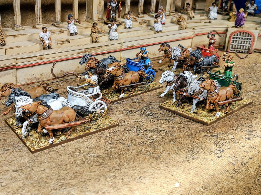 Avance ton char Ben-Hur ! – Jeu complet de courses de chars antiques – 28 mm – Image 2