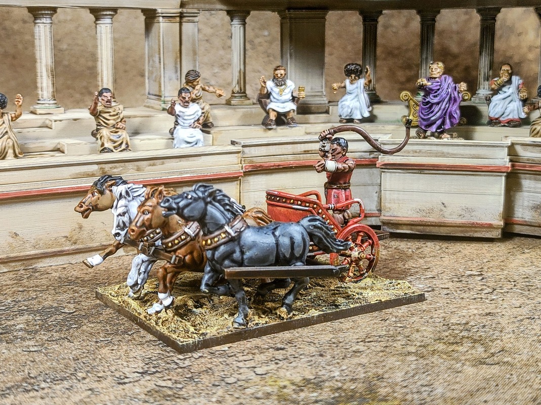 Avance ton char Ben-Hur ! – Jeu complet de courses de chars antiques – 28 mm – Image 7