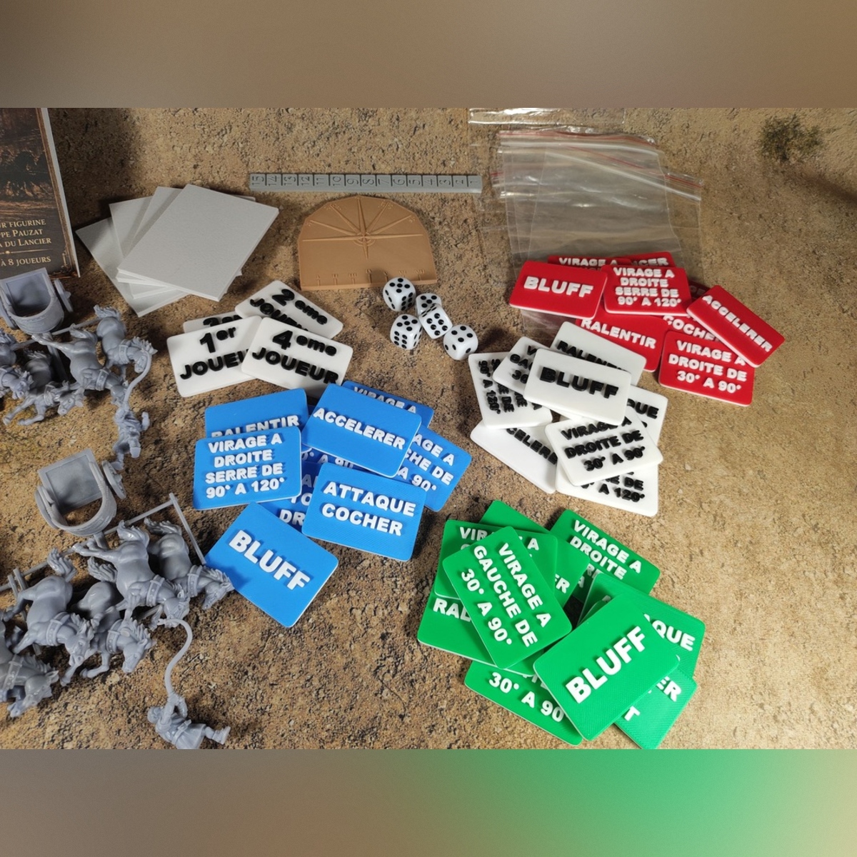Avance ton char Ben-Hur ! – Jeu complet de courses de chars antiques – 28 mm – Image 4